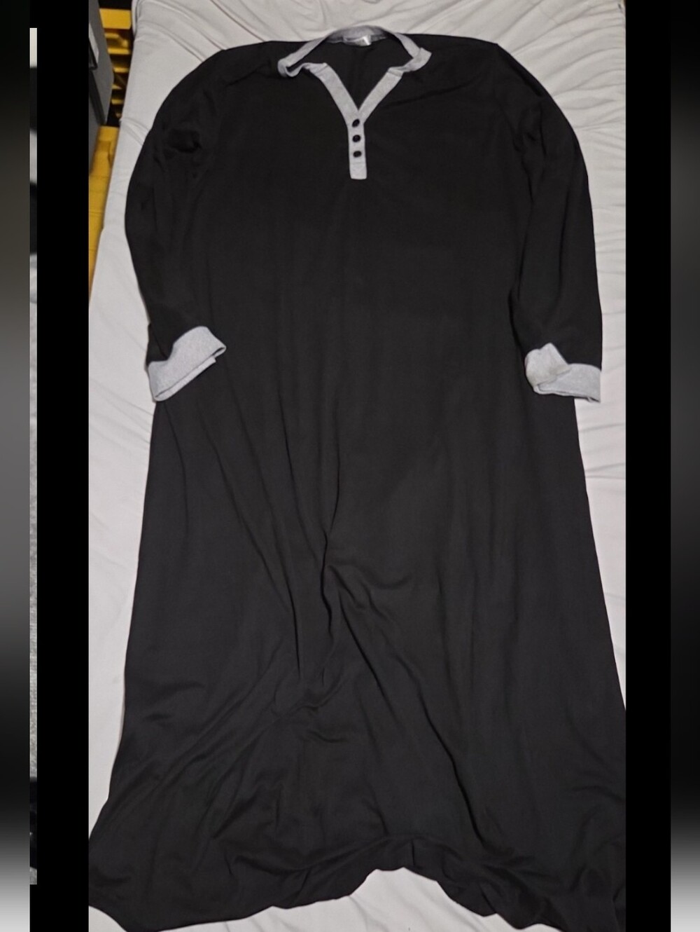 Ekouaer Women's XL black nightgown #30